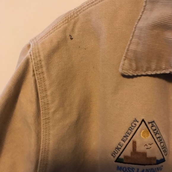 Men’s Carhartt Detroit Cotton Canvas Worker Jacket Regular Large Vintage - Picture 2 of 16